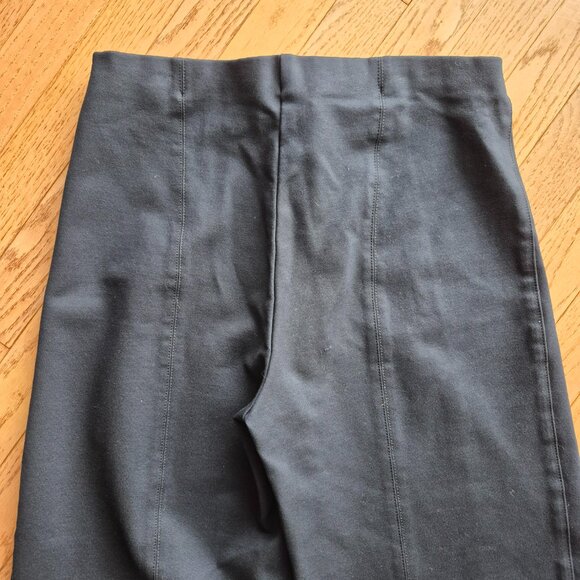 Banana Republic Large Navy High-Rise Wide-Leg Cropped Everywhere Ponte Pant - Picture 9 of 15
